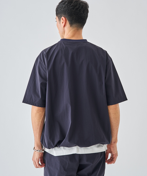 EDIFICE(エディフィス)の「【EDIFICE ALL-DAY SETUPシリーズ】2点セット プルオーバー Tシャツ&ショーツ(シャツ/ブラウス・メンズ・ネイビー/ブラック/カーキ・SMALL/MEDIUM/LARGE)」の17枚目の写真