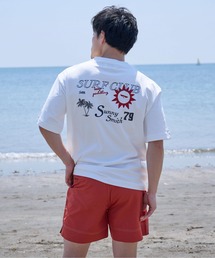 【SUNNY SMITH】SURF CLUB 両面刺繍Tシャツ