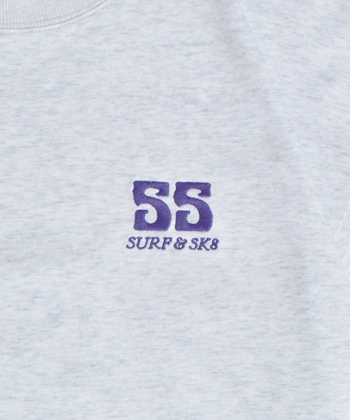 Sunny Smith(サニースミス)の「【SUNNY SMITH】SURF CLUB 両面刺繍Tシャツ(Tシャツ/カットソー・メンズ・ホワイト/スミクロ/アッシュグレー・MEDIUM/LARGE)」の10枚目の写真