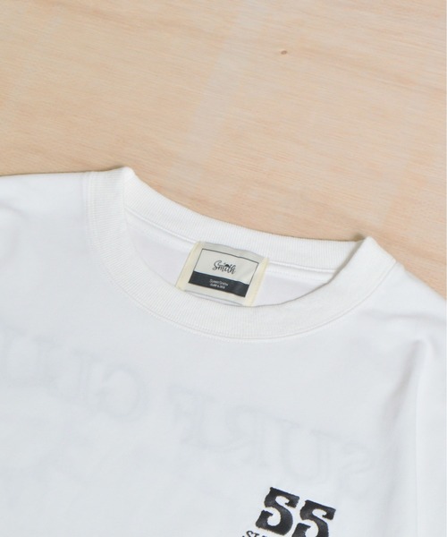 Sunny Smith(サニースミス)の「【SUNNY SMITH】SURF CLUB 両面刺繍Tシャツ(Tシャツ/カットソー・メンズ・ホワイト/スミクロ/アッシュグレー・MEDIUM/LARGE)」の13枚目の写真