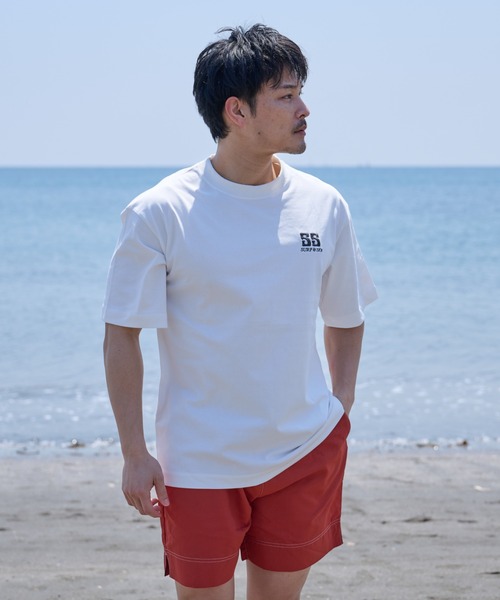 Sunny Smith(サニースミス)の「【SUNNY SMITH】SURF CLUB 両面刺繍Tシャツ(Tシャツ/カットソー・メンズ・ホワイト/スミクロ/アッシュグレー・MEDIUM/LARGE)」の19枚目の写真