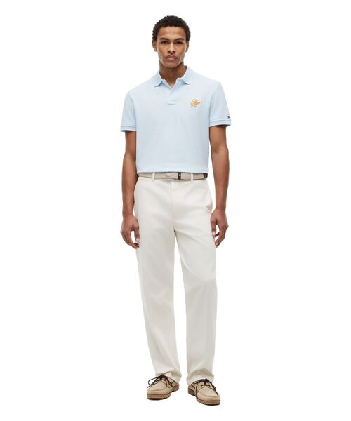 TOMMY HILFIGER（トミーヒルフィガー）の「AF TH SCRIPT REG POLO（ポロシャツ・メンズ・グリーン/ホワイト/オレンジ/マルチ/ブルー・MEDIUM/LARGE/X-LARGE/SMALL）」の15枚目の写真