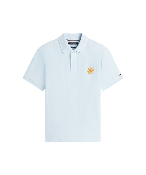 TOMMY HILFIGER（トミーヒルフィガー）の「AF TH SCRIPT REG POLO（ポロシャツ・メンズ・グリーン/ホワイト/オレンジ/マルチ/ブルー・MEDIUM/LARGE/X-LARGE/SMALL）」の12枚目の写真