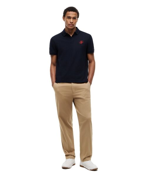 TOMMY HILFIGER（トミーヒルフィガー）の「AF TH SCRIPT REG POLO（ポロシャツ・メンズ・グリーン/ホワイト/オレンジ/マルチ/ブルー・MEDIUM/LARGE/X-LARGE/SMALL）」の11枚目の写真