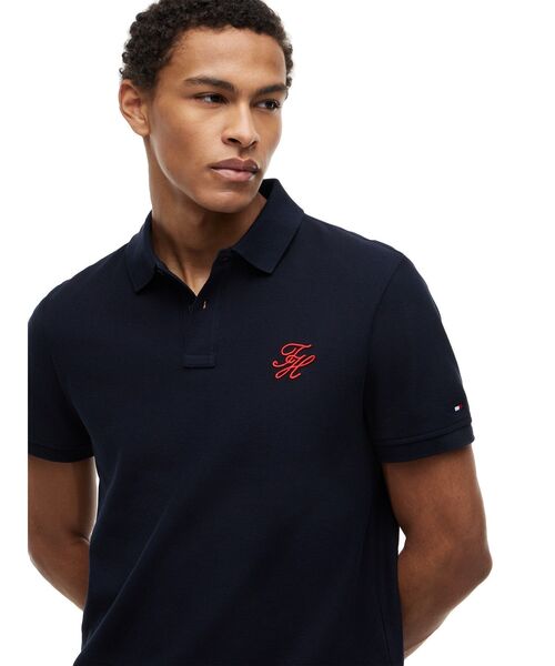 TOMMY HILFIGER（トミーヒルフィガー）の「AF TH SCRIPT REG POLO（ポロシャツ・メンズ・グリーン/ホワイト/オレンジ/マルチ/ブルー・MEDIUM/LARGE/X-LARGE/SMALL）」の10枚目の写真