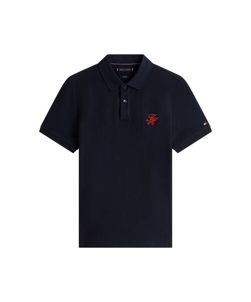 TOMMY HILFIGER（トミーヒルフィガー）の「AF TH SCRIPT REG POLO（ポロシャツ・メンズ・グリーン/ホワイト/オレンジ/マルチ/ブルー・MEDIUM/LARGE/X-LARGE/SMALL）」の8枚目の写真