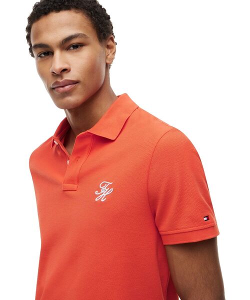 TOMMY HILFIGER（トミーヒルフィガー）の「AF TH SCRIPT REG POLO（ポロシャツ・メンズ・グリーン/ホワイト/オレンジ/マルチ/ブルー・MEDIUM/LARGE/X-LARGE/SMALL）」の22枚目の写真