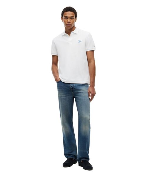 TOMMY HILFIGER（トミーヒルフィガー）の「AF TH SCRIPT REG POLO（ポロシャツ・メンズ・グリーン/ホワイト/オレンジ/マルチ/ブルー・MEDIUM/LARGE/X-LARGE/SMALL）」の19枚目の写真