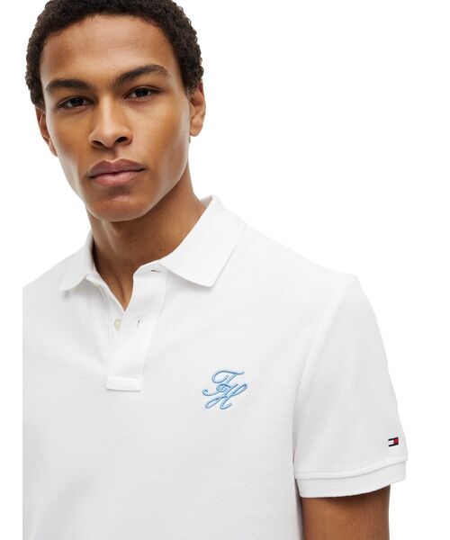 TOMMY HILFIGER（トミーヒルフィガー）の「AF TH SCRIPT REG POLO（ポロシャツ・メンズ・グリーン/ホワイト/オレンジ/マルチ/ブルー・MEDIUM/LARGE/X-LARGE/SMALL）」の18枚目の写真