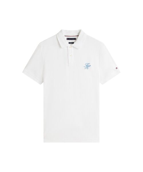 TOMMY HILFIGER（トミーヒルフィガー）の「AF TH SCRIPT REG POLO（ポロシャツ・メンズ・グリーン/ホワイト/オレンジ/マルチ/ブルー・MEDIUM/LARGE/X-LARGE/SMALL）」の16枚目の写真