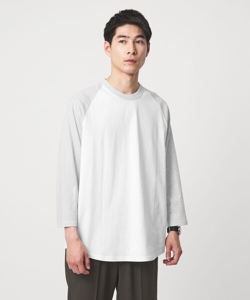 WEB限定】＜GOAT＞ベースボール 8分袖 Tシャツ（Tシャツ/カットソー