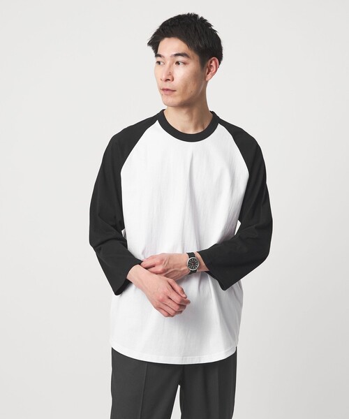 WEB限定】＜GOAT＞ベースボール 8分袖 Tシャツ（Tシャツ/カットソー