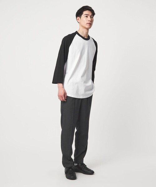 WEB限定】＜GOAT＞ベースボール 8分袖 Tシャツ（Tシャツ/カットソー
