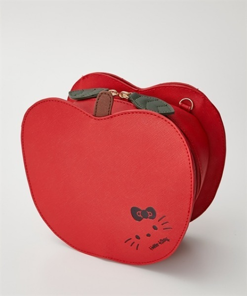 sanrio(サンリオ)の「Hello Kitty(ハローキティ)リンゴモチーフショルダーバッグ(ショルダーバッグ・レディース・ブラック系/レッド系・FREE)」の11枚目の写真