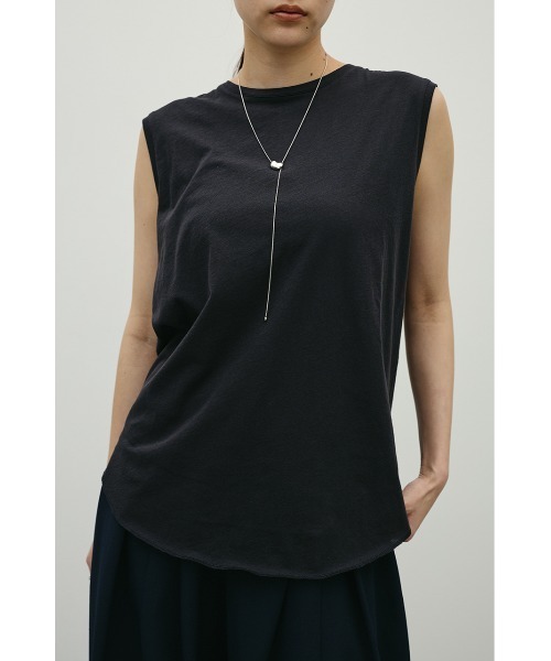 STYLEMIXER（スタイルミキサー）の「シアーバックシームタンク（タンクトップ・レディース・ブラック/ホワイト/ブラウン/パープル・FREE）」の3枚目の写真