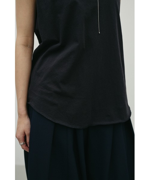 STYLEMIXER（スタイルミキサー）の「シアーバックシームタンク（タンクトップ・レディース・ブラック/ホワイト/ブラウン/パープル・FREE）」の20枚目の写真