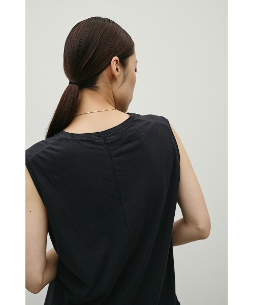 STYLEMIXER（スタイルミキサー）の「シアーバックシームタンク（タンクトップ・レディース・ブラック/ホワイト/ブラウン/パープル・FREE）」の22枚目の写真