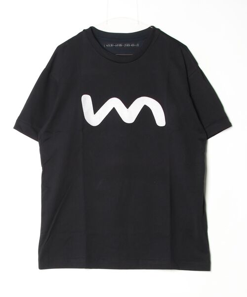 my beautiful landlet(マイビューティフルランドレット)の「【my beautiful landlet】 SUPIMA COTTON EMBROIDERY T-SHIRT(Tシャツ/カットソー・メンズ・チャコールグレー/ブラック・1)」の2枚目の写真