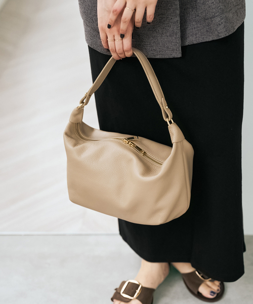 Spick & Span（スピックアンドスパン）の「《追加》MILOS / ミロス 別注2WAYショルダーバッグ*（ショルダーバッグ・レディース・ブラック/ベージュ系その他・FREE）」の2枚目の写真