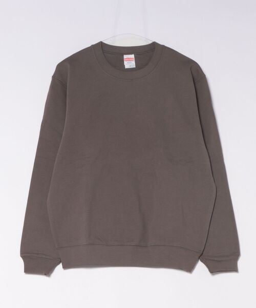 TONE SELECT WEAR（トーンセレクトウェア）の「United Athle(ユナイテッドアスレ) 10.0オンス クルーネックスウェットトレーナー 裏パイル メンズ (5044-01) (504401)（スウェット・メンズ・パープル/ネイビー/オリーブ/ブラック/バーガンディー/ブルー/チャコールグレー/グレー/レッド/グリーン/ブラウン/ホワイト/アイボリー・SMALL/X-LARGE/LARGE/MEDIUM）」の4枚目の写真
