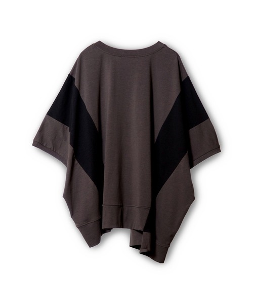 OSMOSIS(オズモーシス)の「アシンメトリーグラフィックTシャツ(Tシャツ/カットソー・レディース・ホワイト/チャコール/ブラック・ONE SIZE)」の8枚目の写真