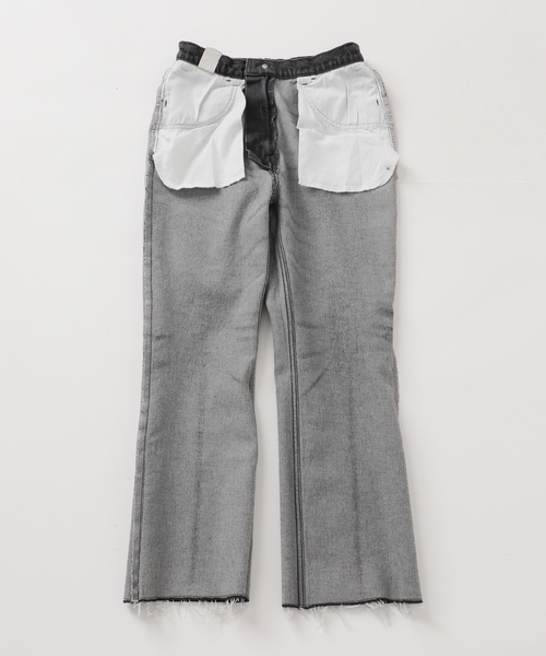 IENA(イエナ)の「BLACK クロップドデニムパンツ(デニムパンツ・レディース・ブラック/ブルー・36/34/38)」の9枚目の写真