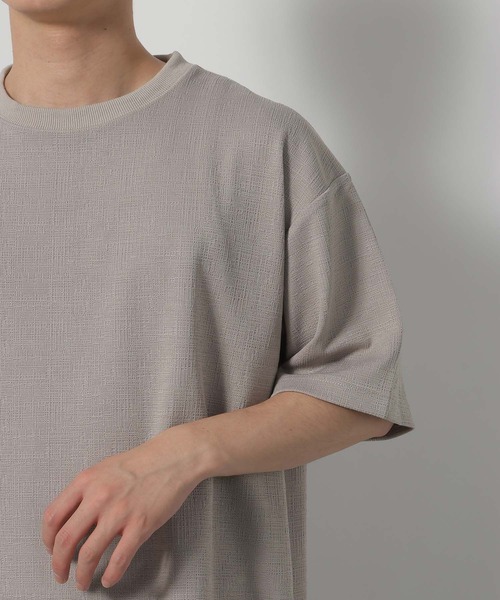 LAKOLE(ラコレ)の「ドビーストレッチレイヤードTシャツ / 662566(Tシャツ/カットソー・メンズ・ブラック/ライトグレー/ブルー・LARGE/MEDIUM/X-LARGE)」の14枚目の写真