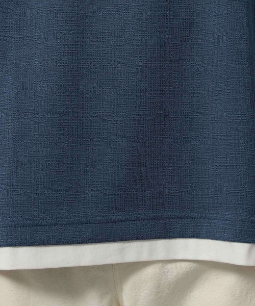 LAKOLE(ラコレ)の「ドビーストレッチレイヤードTシャツ / 662566(Tシャツ/カットソー・メンズ・ブラック/ライトグレー/ブルー・LARGE/MEDIUM/X-LARGE)」の19枚目の写真