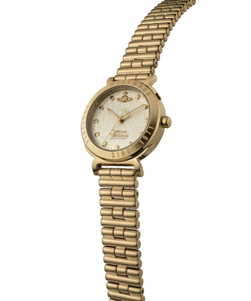 Vivienne Westwood(ヴィヴィアンウエストウッド)の「「Vivienne Westwood/ヴィヴィアン・ウエストウッド」チェルシー - レディース クリーム ダイヤル & ゴールド ブレスレット(アナログ腕時計・レディース・ゴールド・30mm)」の9枚目の写真