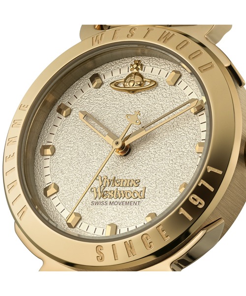 Vivienne Westwood(ヴィヴィアンウエストウッド)の「「Vivienne Westwood/ヴィヴィアン・ウエストウッド」チェルシー - レディース クリーム ダイヤル & ゴールド ブレスレット(アナログ腕時計・レディース・ゴールド・30mm)」の5枚目の写真