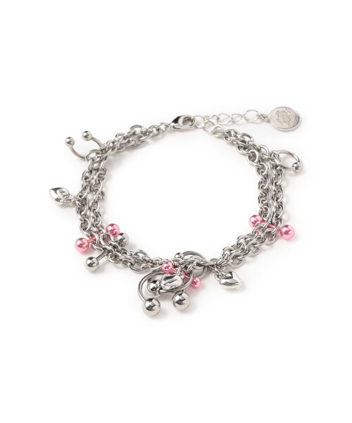 Ray BEAMS(レイビームス)の「【7/31値下げ】LOTUS PINK / ボディピアス チャーム ブレスレット(ブレスレット・レディース・シルバー・ONE SIZE)」の1枚目の写真