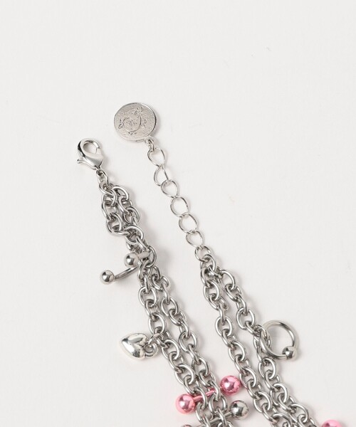 Ray BEAMS(レイビームス)の「【7/31値下げ】LOTUS PINK / ボディピアス チャーム ブレスレット(ブレスレット・レディース・シルバー・ONE SIZE)」の2枚目の写真
