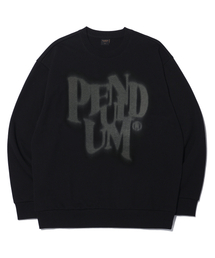Pendulum（ペンデュラム）の「ブラー ロゴ オーバーサイズ スウェット LQ6TU142_BLACK（スウェット）」