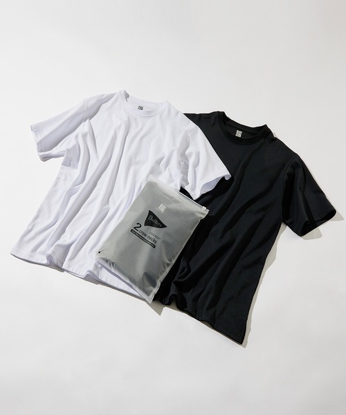 WEB限定アイテム】COOLMAX 2PACKS BASIC TEE：2層構造 吸水速乾クール