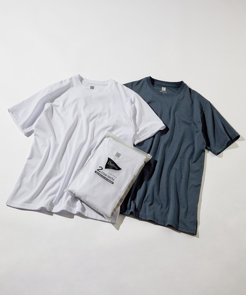 WEB限定アイテム】COOLMAX 2PACKS BASIC TEE：2層構造 吸水速乾クール
