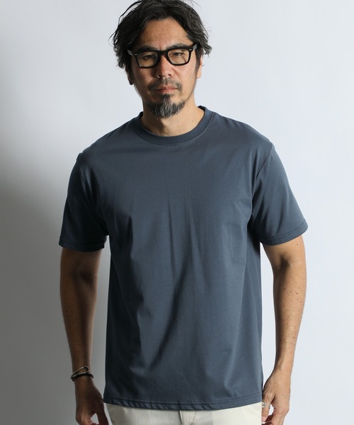 The DUFFER of ST.GEORGE(ザダファーオブセントジョージ)の「【WEB限定アイテム】COOLMAX 2PACKS BASIC TEE:2層構造 吸水速乾クールマックス 2PACKS ベーシックTシャツ(Tシャツ/カットソー・メンズ・ブラック/ホワイト/ブラウン/ブルーグレー・X-LARGE/LARGE/MEDIUM/SMALL)」の21枚目の写真