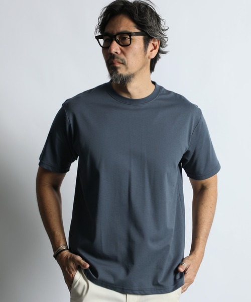 The DUFFER of ST.GEORGE(ザダファーオブセントジョージ)の「【WEB限定アイテム】COOLMAX 2PACKS BASIC TEE:2層構造 吸水速乾クールマックス 2PACKS ベーシックTシャツ(Tシャツ/カットソー・メンズ・ブラック/ホワイト/ブラウン/ブルーグレー・X-LARGE/LARGE/MEDIUM/SMALL)」の22枚目の写真