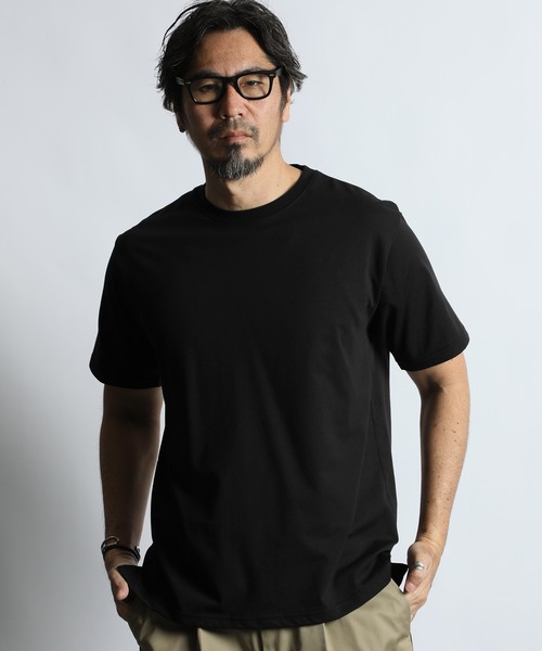 The DUFFER of ST.GEORGE(ザダファーオブセントジョージ)の「【WEB限定アイテム】COOLMAX 2PACKS BASIC TEE:2層構造 吸水速乾クールマックス 2PACKS ベーシックTシャツ(Tシャツ/カットソー・メンズ・ブラック/ホワイト/ブラウン/ブルーグレー・X-LARGE/LARGE/MEDIUM/SMALL)」の13枚目の写真
