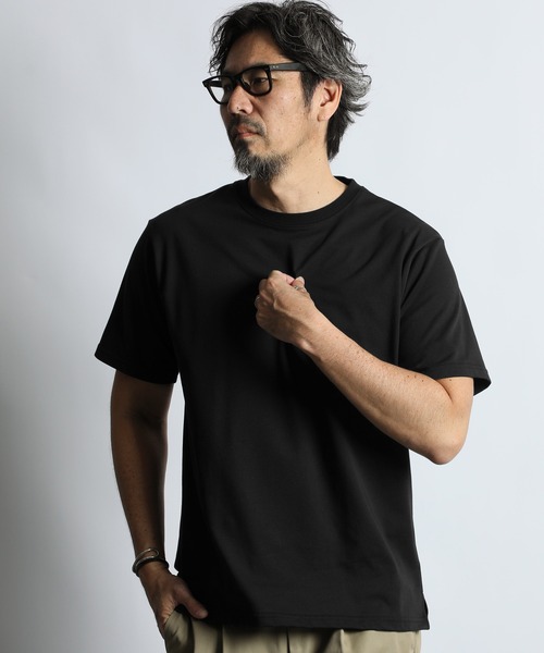 The DUFFER of ST.GEORGE(ザダファーオブセントジョージ)の「【WEB限定アイテム】COOLMAX 2PACKS BASIC TEE:2層構造 吸水速乾クールマックス 2PACKS ベーシックTシャツ(Tシャツ/カットソー・メンズ・ブラック/ホワイト/ブラウン/ブルーグレー・X-LARGE/LARGE/MEDIUM/SMALL)」の14枚目の写真