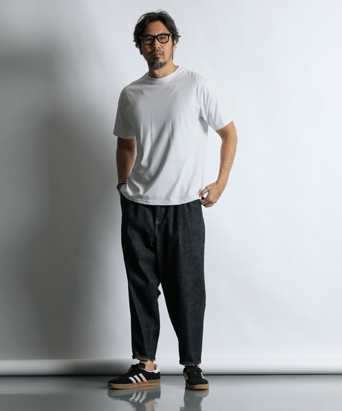 The DUFFER of ST.GEORGE(ザダファーオブセントジョージ)の「【WEB限定アイテム】COOLMAX 2PACKS BASIC TEE:2層構造 吸水速乾クールマックス 2PACKS ベーシックTシャツ(Tシャツ/カットソー・メンズ・ブラック/ホワイト/ブラウン/ブルーグレー・X-LARGE/LARGE/MEDIUM/SMALL)」の12枚目の写真