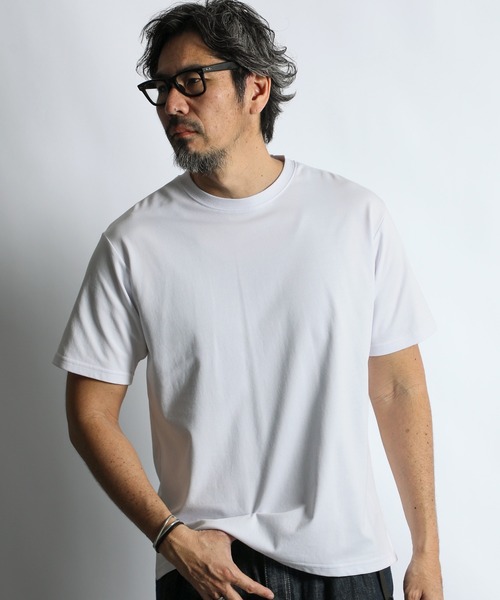 The DUFFER of ST.GEORGE(ザダファーオブセントジョージ)の「【WEB限定アイテム】COOLMAX 2PACKS BASIC TEE:2層構造 吸水速乾クールマックス 2PACKS ベーシックTシャツ(Tシャツ/カットソー・メンズ・ブラック/ホワイト/ブラウン/ブルーグレー・X-LARGE/LARGE/MEDIUM/SMALL)」の9枚目の写真