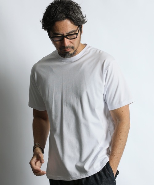 The DUFFER of ST.GEORGE(ザダファーオブセントジョージ)の「【WEB限定アイテム】COOLMAX 2PACKS BASIC TEE:2層構造 吸水速乾クールマックス 2PACKS ベーシックTシャツ(Tシャツ/カットソー・メンズ・ブラック/ホワイト/ブラウン/ブルーグレー・X-LARGE/LARGE/MEDIUM/SMALL)」の10枚目の写真