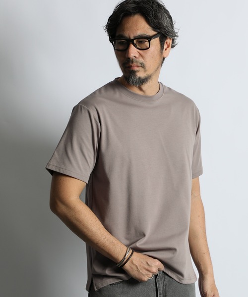The DUFFER of ST.GEORGE(ザダファーオブセントジョージ)の「【WEB限定アイテム】COOLMAX 2PACKS BASIC TEE:2層構造 吸水速乾クールマックス 2PACKS ベーシックTシャツ(Tシャツ/カットソー・メンズ・ブラック/ホワイト/ブラウン/ブルーグレー・X-LARGE/LARGE/MEDIUM/SMALL)」の17枚目の写真
