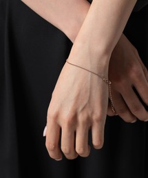 YArKA/ヤーカ】artificial straight & curved aesthetic bracelet [DB7 