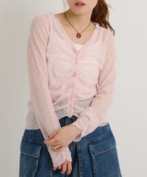 【5色展開】なみなみシアーカーデ