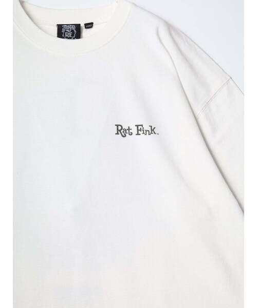 RAT FINK（ラットフィンク）の「【Rat Fink】Rat Finkプリント ピグメント BIGTEE（Tシャツ/カットソー・メンズ・ブラック系2/ブラック系1/ホワイト系その他/ブラック/ホワイト系2/ホワイト系1・2/3）」の7枚目の写真