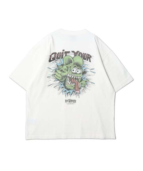 RAT FINK（ラットフィンク）の「【Rat Fink】Rat Finkプリント ピグメント BIGTEE（Tシャツ/カットソー・メンズ・ブラック系2/ブラック系1/ホワイト系その他/ブラック/ホワイト系2/ホワイト系1・2/3）」の8枚目の写真