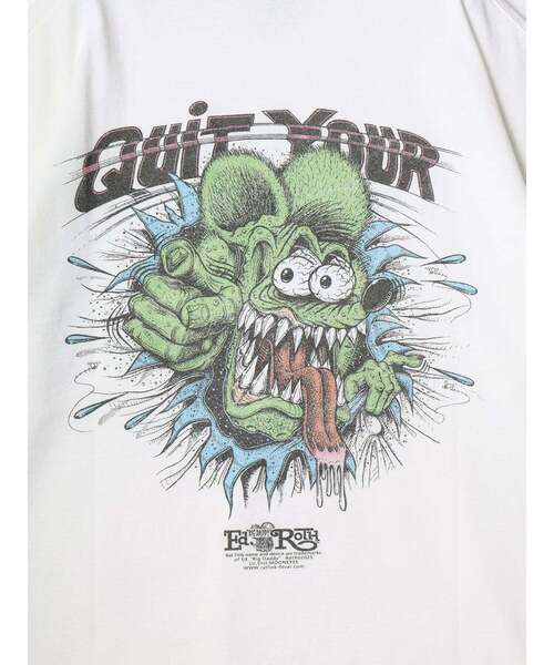 RAT FINK（ラットフィンク）の「【Rat Fink】Rat Finkプリント ピグメント BIGTEE（Tシャツ/カットソー・メンズ・ブラック系2/ブラック系1/ホワイト系その他/ブラック/ホワイト系2/ホワイト系1・2/3）」の9枚目の写真