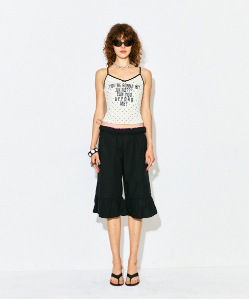 HIGHTIDEFRANKIE(ハイタイドフランキー)の「Afford Me Cami White(Tシャツ/カットソー・レディース・ホワイト・FREE)」の2枚目の写真