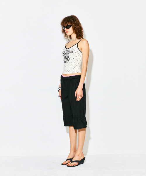 HIGHTIDEFRANKIE(ハイタイドフランキー)の「Afford Me Cami White(Tシャツ/カットソー・レディース・ホワイト・FREE)」の3枚目の写真
